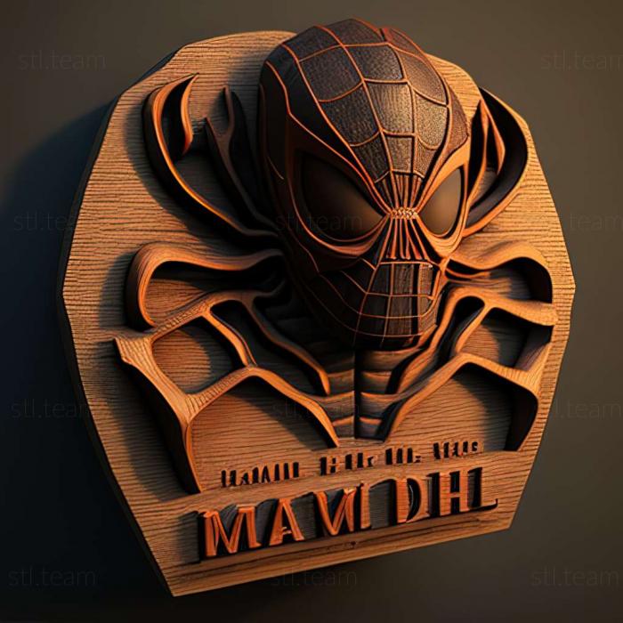 3D модель Гра Marvels Spider Man Майлз Моралес (STL)